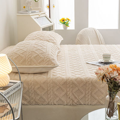 Lavatrice lavaggio invernale lenzuola da letto 100% velluto copertura materasso protettore letto