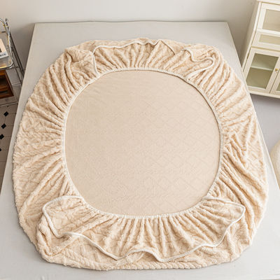 Lavatrice lavaggio invernale lenzuola da letto 100% velluto copertura materasso protettore letto