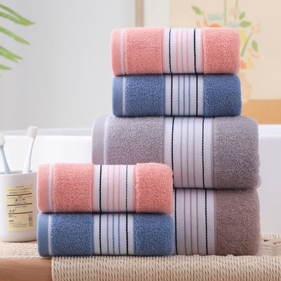 Logo personalizzato cotone Jacquard asciugamani per adulti asciugamani da bagno per attività domestiche e sportive