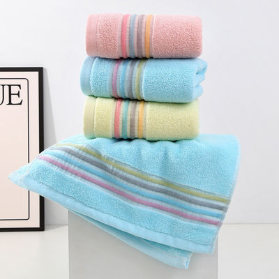 Logo personalizzato cotone Jacquard asciugamani per adulti asciugamani da bagno per attività domestiche e sportive