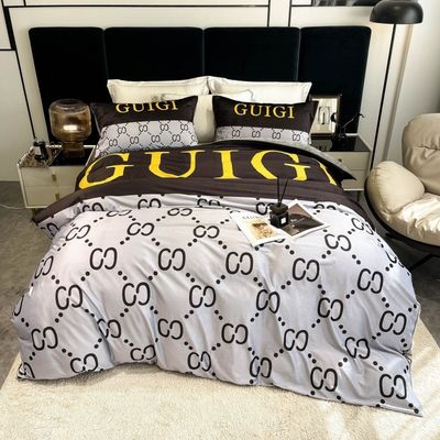 Grado A Sanding 100% poliestere stampato in 3D King Size Set di biancheria da letto di lusso