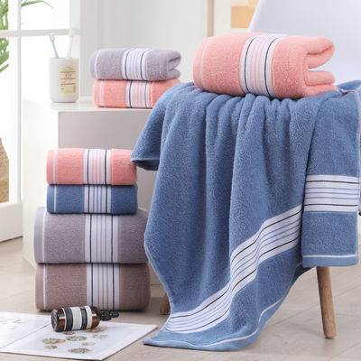 Logo personalizzato cotone Jacquard asciugamani per adulti asciugamani da bagno per attività domestiche e sportive