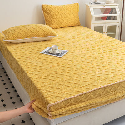 Copertura antiscivolo per il materasso per il caldo invernale 133x72 Densità di tessuto Set di lenzuola montate