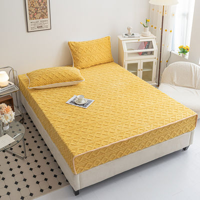 Copertura antiscivolo per il materasso per il caldo invernale 133x72 Densità di tessuto Set di lenzuola montate