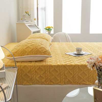 Copertura antiscivolo per il materasso per il caldo invernale 133x72 Densità di tessuto Set di lenzuola montate