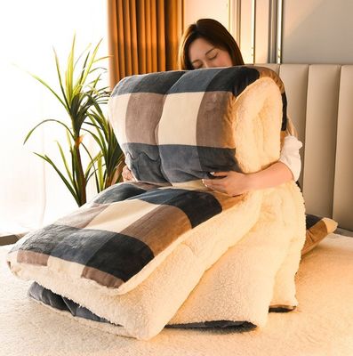 Poliestere di riempimento di coperte invernali spesse coperte calde di velluto di agnello per un sonno morbido e confortevole