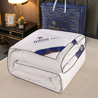 Dimensioni personalizzate Hotel Hilton sostenibile biancheria da letto da copriletto tessile con 100% poliestere