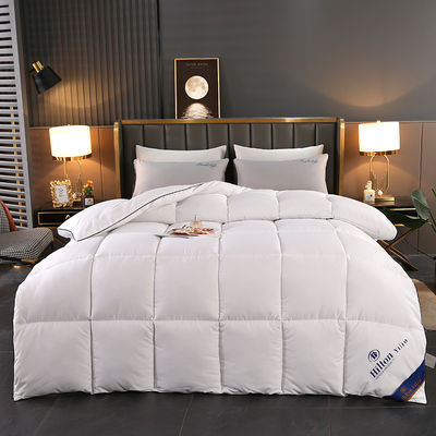 Dimensioni personalizzate Hotel Hilton sostenibile biancheria da letto da copriletto tessile con 100% poliestere