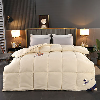 Dimensioni personalizzate Hotel Hilton sostenibile biancheria da letto da copriletto tessile con 100% poliestere