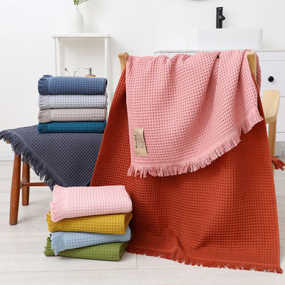 Hotel Tassel morbido multicolore asciugamano da bagno Sciarpa 90*180 con antimicrobico e cotone