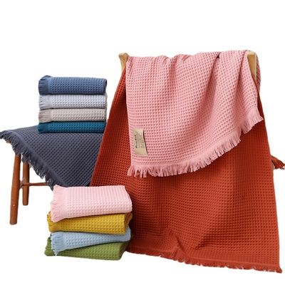 Hotel Tassel morbido multicolore asciugamano da bagno Sciarpa 90*180 con antimicrobico e cotone