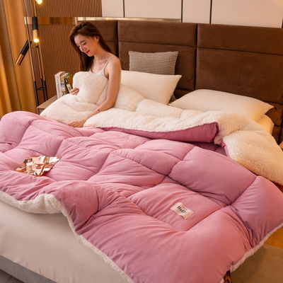 Sviluppo del sonno sano Quilt elegante Comfort più morbido più confortevole Pesante peso Sherpa-back