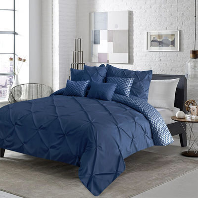 Stoffa di microfibra densità di comodino Set di biancheria da letto 4 pezzi King Size biancheria da letto di lusso