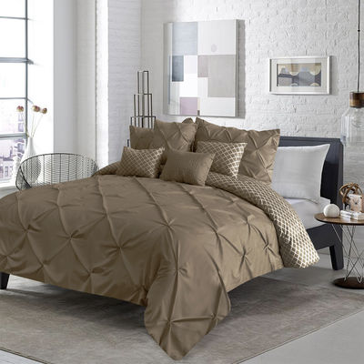 Stoffa di microfibra densità di comodino Set di biancheria da letto 4 pezzi King Size biancheria da letto di lusso