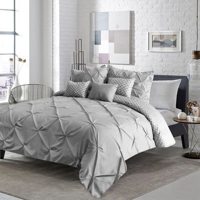 Stoffa di microfibra densità di comodino Set di biancheria da letto 4 pezzi King Size biancheria da letto di lusso