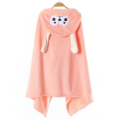 Foto-perfetto bambino doccia asciugamano e cappello Set Jacquard Coral velluto per la morbidezza