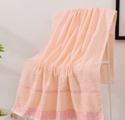Asciugamani da bagno di cotone rettangolare per adulti morbidi ed ecologici 100% puri