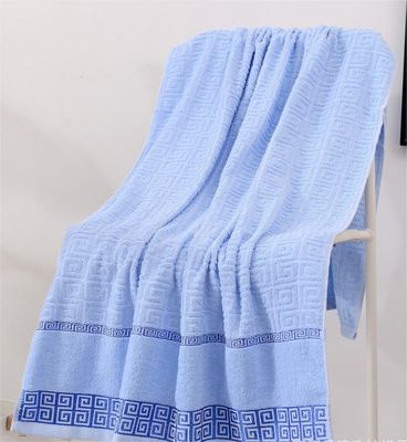 Asciugamani da bagno di cotone rettangolare per adulti morbidi ed ecologici 100% puri