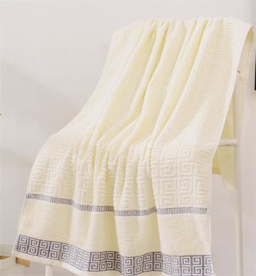 Asciugamani da bagno di cotone rettangolare per adulti morbidi ed ecologici 100% puri