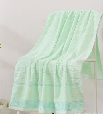 Asciugamani da bagno di cotone rettangolare per adulti morbidi ed ecologici 100% puri