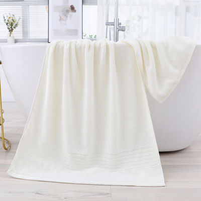 Popolare Jacquard stile 100% di cotone puro asciugamano da bagno antibatterico per morbido e durevole