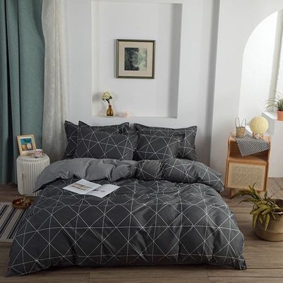 Stoffa di poliestere 4 pezzi Set di biancheria da letto per 1,2 m Letto Bianco Letto da hotel a cinque stelle