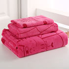 Set di asciugamani di cotone molto apprezzato con design assorbente e termine di pagamento T/T