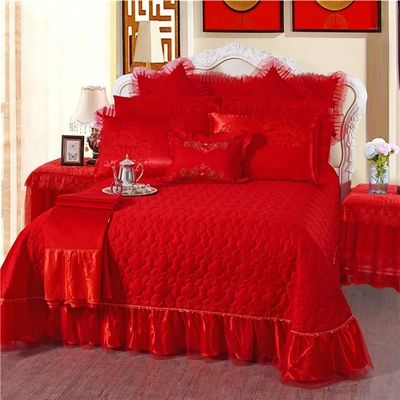 Moderno stile 100% cotone organico copri biancheria per la casa Set comodino biancheria da letto 8 pcs Set copertura letto PVC sacchetto