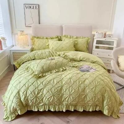 Set di biancheria da letto 100% cotone per tutte le stagioni con tende e coperte di lusso in cotone egiziano