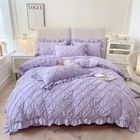 Set di biancheria da letto 100% cotone per tutte le stagioni con tende e coperte di lusso in cotone egiziano