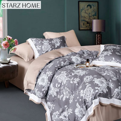 Stoffa da letto di 100% cotone con riempimento di viscoso e cotone per copertura floreale di lusso