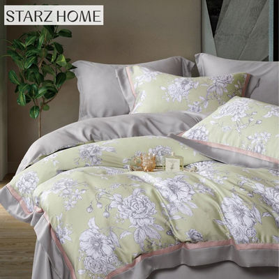 Stoffa da letto di 100% cotone con riempimento di viscoso e cotone per copertura floreale di lusso