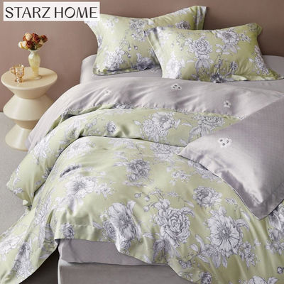 Stoffa da letto di 100% cotone con riempimento di viscoso e cotone per copertura floreale di lusso
