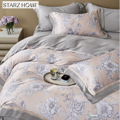 Stoffa da letto di 100% cotone con riempimento di viscoso e cotone per copertura floreale di lusso
