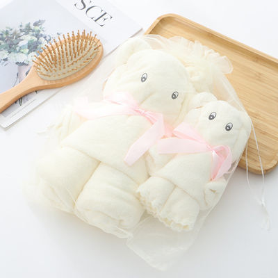 Come mostrato lusso orso asciugamano Bagno asciugamano densità corallo velluto set assorbente dolce dolce regalo