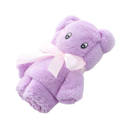 Come mostrato lusso orso asciugamano Bagno asciugamano densità corallo velluto set assorbente dolce dolce regalo