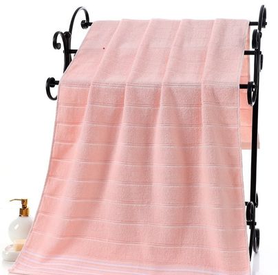 Antimicrobico 100% di cotone puro a strisce Multi Segmento Assorbente scuro Adult Bath Towel