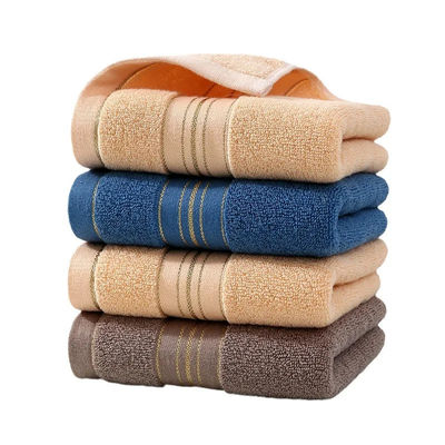 Asciugamano ricamato spessito 35*75cm Asciugamano per uso domestico per adulti in cotone puro 32