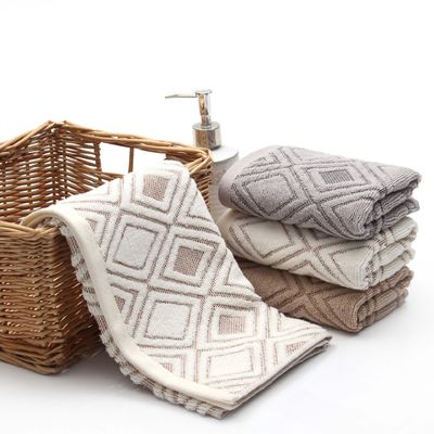 Asciugamano e assorbente 100% di cotone puro Acciugamano viso 34*74cm per doccia per adulti domestici