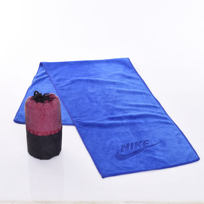 30*110cm Custom Logo Gym Towel in microfibra che assorbe il sudore e si asciuga rapidamente