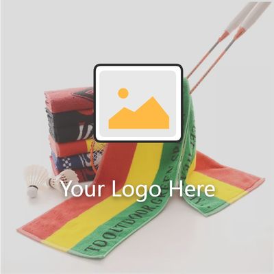 30*110cm Custom Logo Gym Towel in microfibra che assorbe il sudore e si asciuga rapidamente