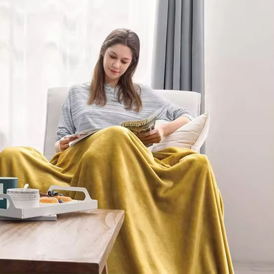 Super Soft Microfiber Flannel Blanket con costruzione in stile europeo e americano