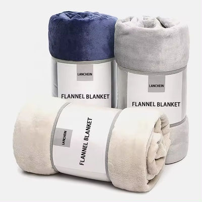 Super Soft Microfiber Flannel Blanket con costruzione in stile europeo e americano