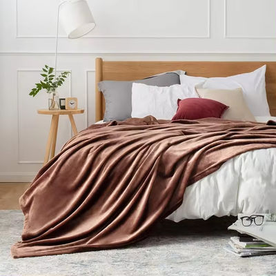 Super Soft Microfiber Flannel Blanket con costruzione in stile europeo e americano