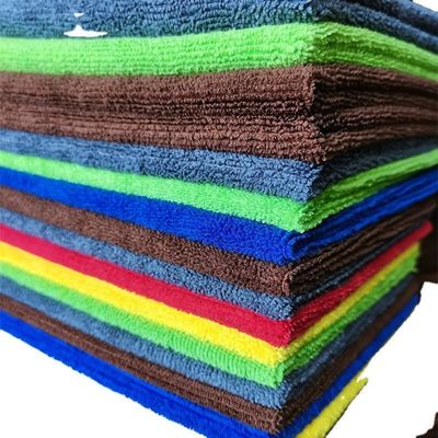 80% poliestere 20% poliammide 40*40cm 300gm asciugamano in microfibra per la pulizia di auto e cucina