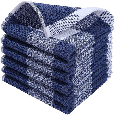 Sciarpe quadrate di cotone puro in colore personalizzato 50g sciarpe assorbenti a scacchi