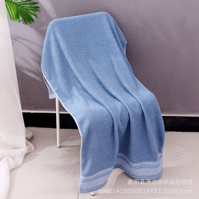 Asciugamano da bagno a colori solidi per adulti Logo personalizzato Pubblicità Asciugamano toracico ad alto assorbimento