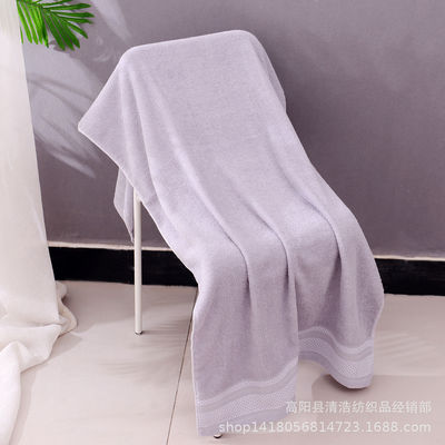 Asciugamano da bagno a colori solidi per adulti Logo personalizzato Pubblicità Asciugamano toracico ad alto assorbimento