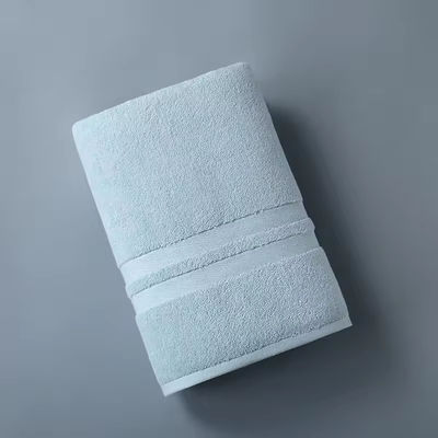 Set di asciugamani ipoallergenici a colori personalizzati 100% cotone più spesso più assorbente morbido