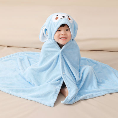 Abito da bagno in velluto di corallo per bambini ad asciugatura rapida adatto a casa in autunno e in inverno